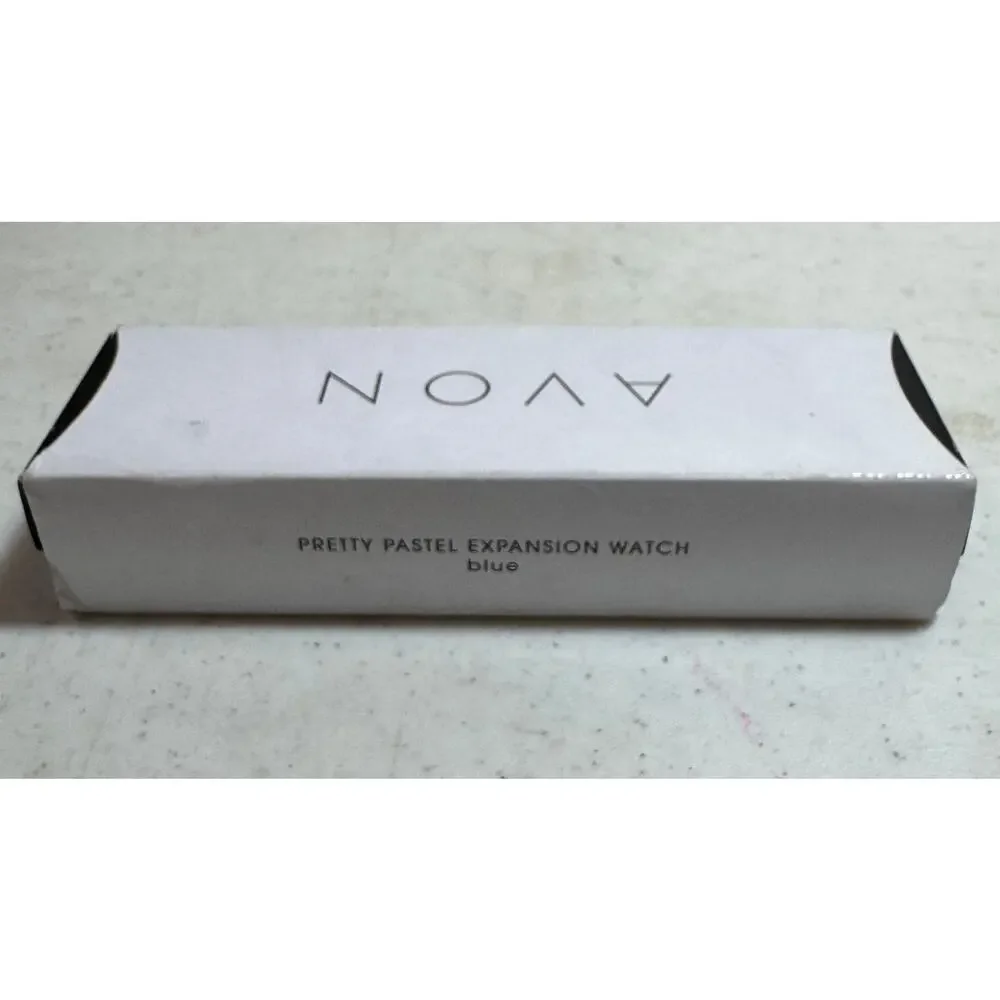 Avon 2014 Pretty Pastel Expansion Watch Blue New in Box Untested Fashion Jewelry